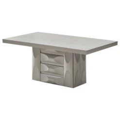 Astra 6 Piece Dining Set, Champagne Wood And White Vinyl, 6 Chairs, Bench 9 Astra 6 Piece Dining Set, Champagne Wood And White Vinyl, 6 Chairs, Bench -Whole House Kitchenware 0051825e00d5900e 8359 w800 h800 b1 p0