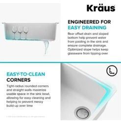 Bellucci 30" Undermount Granite Composite Single Bowl Sink, White -Whole House Kitchenware 010198ec00e5e998 5675 w800 h800 b1 p0