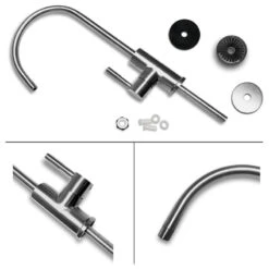 Ronaqua Water Filter Purifier Faucet European Style (Brushed Nickel) -Whole House Kitchenware 01a15bbd0b44d45c 7476 w800 h800 b1 p0