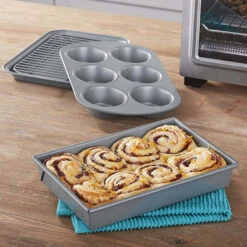 4-Piece Non-Stick Toaster Oven Bakeware Set -Whole House Kitchenware 0321778c0a09148f 4528 w800 h800 b0 p0
