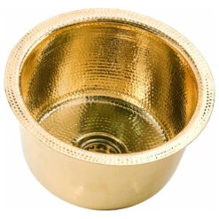 Nantucket Sinks' 15" Hand Hammered Round Bar Sink, Rs15-Ub -Whole House Kitchenware 03710b5001f451c7 7982 w800 h800 b1 p0