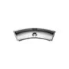 Houzer CTC-3312 Curved Trough Bar/Prep Undermount Sink, Bottom Grid And Strainer