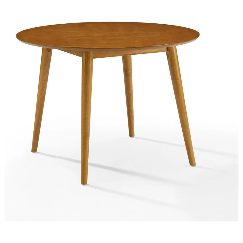Crosley Landon Round Dining Table Acorn 4 Crosley Landon Round Dining Table Acorn - Image 2