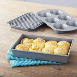 4-Piece Non-Stick Toaster Oven Bakeware Set -Whole House Kitchenware 091146020a091488 4521 w800 h800 b0 p0