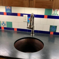 Premier Copper Products 17" Large Round Hammered Copper Bar/Prep Sink, Oil Rubbed Bronze -Whole House Kitchenware 09a1cd8300774ca7 8185 w800 h800 b0 p0