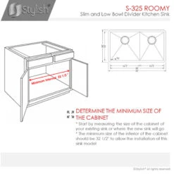 32" X 18" Stainless Steel Double Basin Low Divider Undermount Kitchen Sink 22 32" X 18" Stainless Steel Double Basin Low Divider Undermount Kitchen Sink -Whole House Kitchenware 0c218ba80e970f65 0421 w800 h800 b1 p0