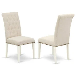 Atlin Designs 7-piece Wood Dinette Set In Linen White/Light Beige -Whole House Kitchenware 0c3179f103ace37e 9311 w800 h800 b1 p0