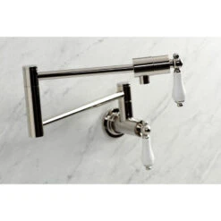 Kingston Brass KS4106PL Metropolitan Wall Mount Pot Filler, Polished Nickel -Whole House Kitchenware 0db10056013a557b 0529 w800 h800 b0 p0