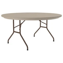 Correll R Series 29x60" Traditional Metal Folding Table In Brown/Mocha Granite -Whole House Kitchenware 0ec1467e039d678c 1559 w800 h800 b1 p0