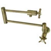 Kingston Brass KS4103BEX Essex Wall Mount Pot Filler, Antique Brass -Whole House Kitchenware 0fa11f16013a55a0 0445 w800 h800 b1 p0