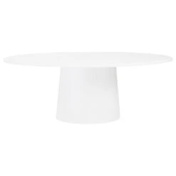 The Orbita Dining Table, 79", White, Transitional, Oval -Whole House Kitchenware 1091c5c00d9e25bc 9379 w800 h800 b1 p0