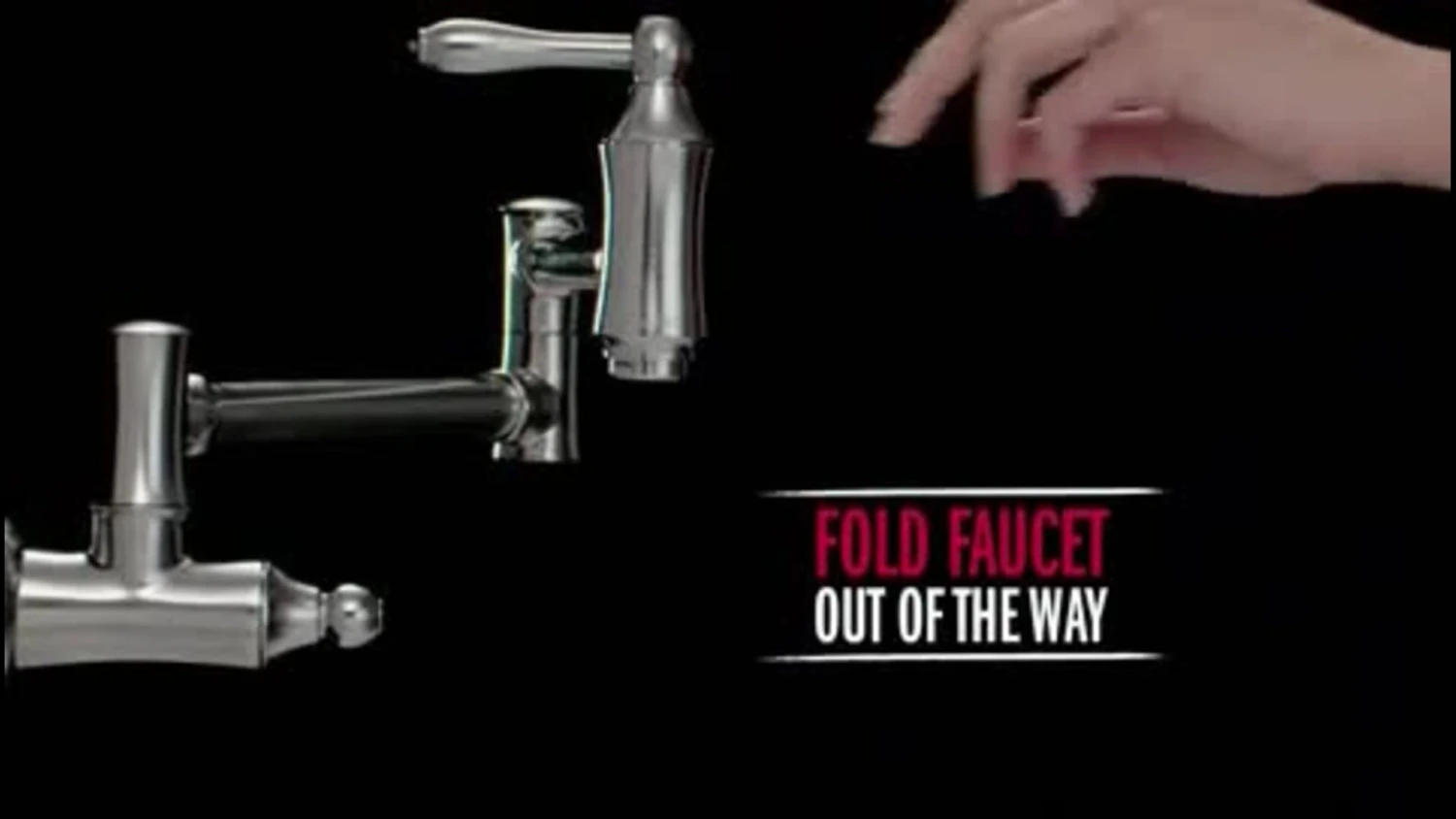 Delta Traditional Wall Mount Pot Filler, Arctic Stainless, 1177LF-AR 4 Delta Traditional Wall Mount Pot Filler, Arctic Stainless, 1177LF-AR - Image 2