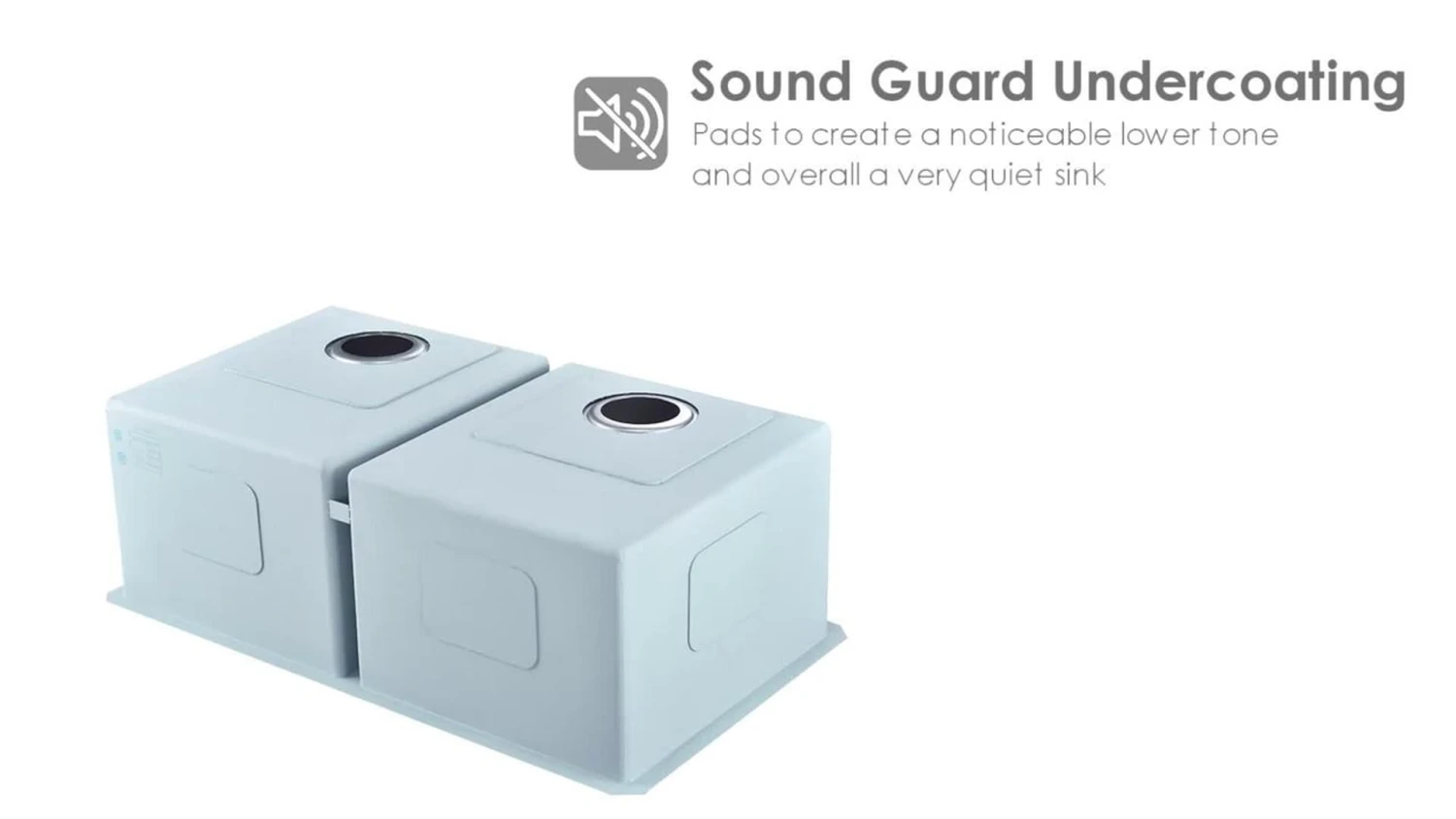 30"L X 18"W Stainless Steel Double Basin Dual Mount Kitchen Sink With Grids 4 30"L X 18"W Stainless Steel Double Basin Dual Mount Kitchen Sink With Grids - Image 2