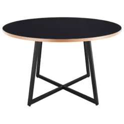 Courtdale 48" Round Table, Black