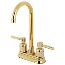 Kingston Brass KB8492DL Concord Bar Faucet, Polished Brass