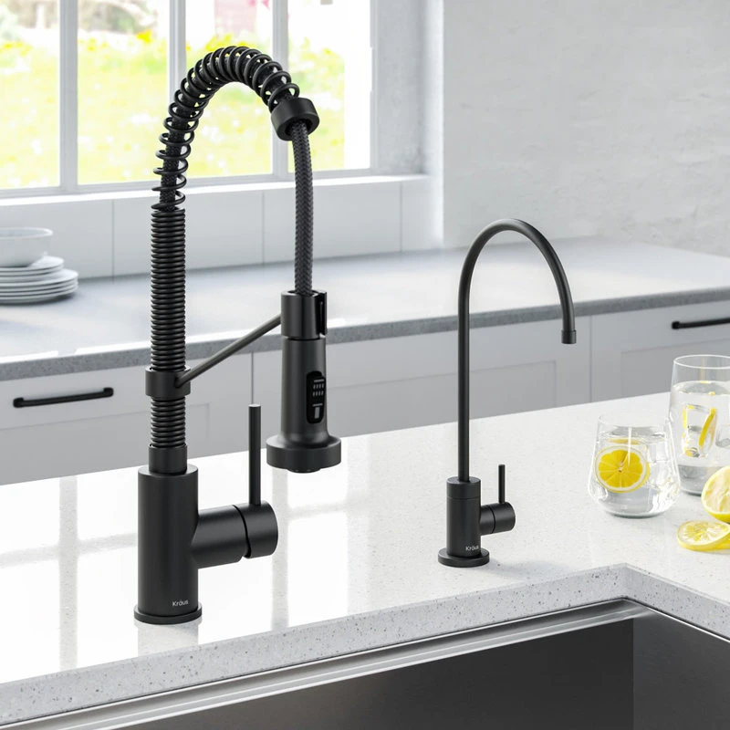 Purita Water Dispenser With Bolden Pulldown Kitchen Faucet, Matte Black 5 Purita Water Dispenser With Bolden Pulldown Kitchen Faucet, Matte Black - Image 3