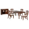 Andrews 6 Piece Butterfly Leaf Dining Set, Chestnut Brown, Server -Whole House Kitchenware 15411a370fd9f0ca 1211 w800 h800 b1 p0