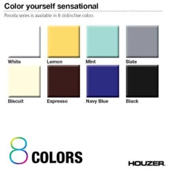 Porcela Steel Kitchen Sink, 31", Navy Blue -Whole House Kitchenware 1611cc6e0682e833 6861 w800 h800 b1 p0