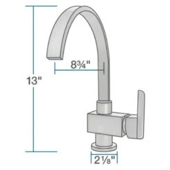 Single Handle Kitchen Faucet, Chrome -Whole House Kitchenware 16c1c5de09f34db4 3924 w800 h800 b1 p0