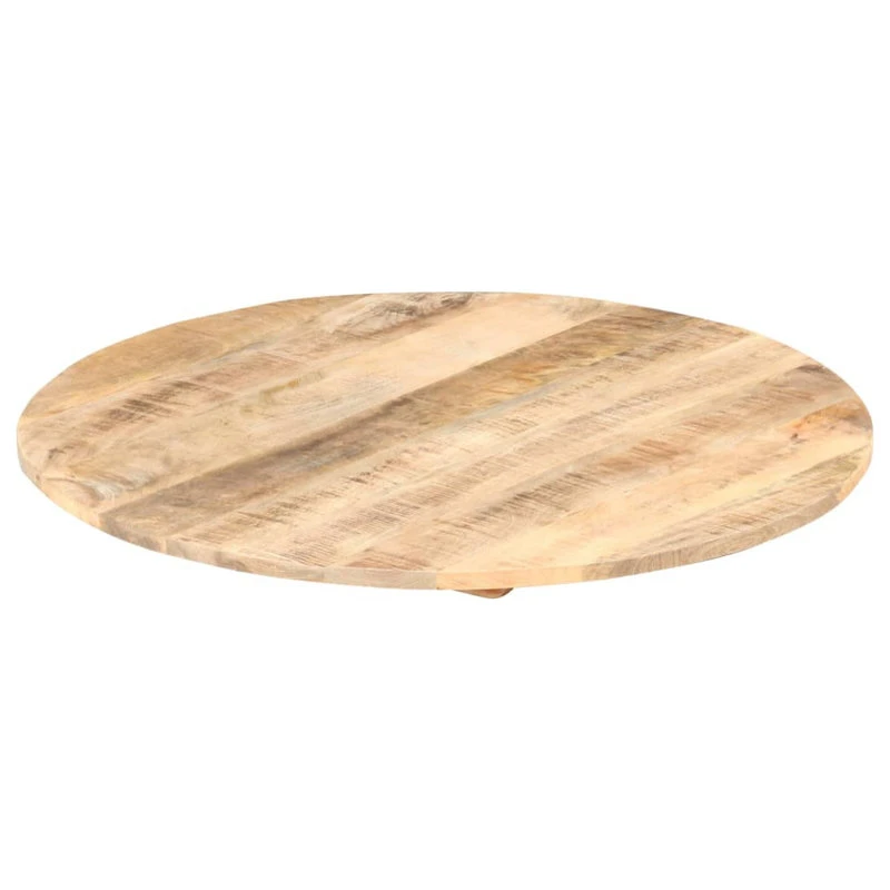 VidaXL Solid Mango Wood Table Top Ø31.5" Wooden Replacement Dining Table Top 4 VidaXL Solid Mango Wood Table Top Ø31.5" Wooden Replacement Dining Table Top - Image 2