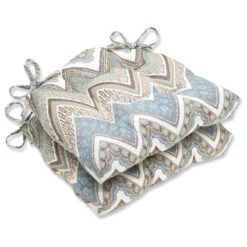 Cottage Mineral Reversible Chair Pad, Set Of 2