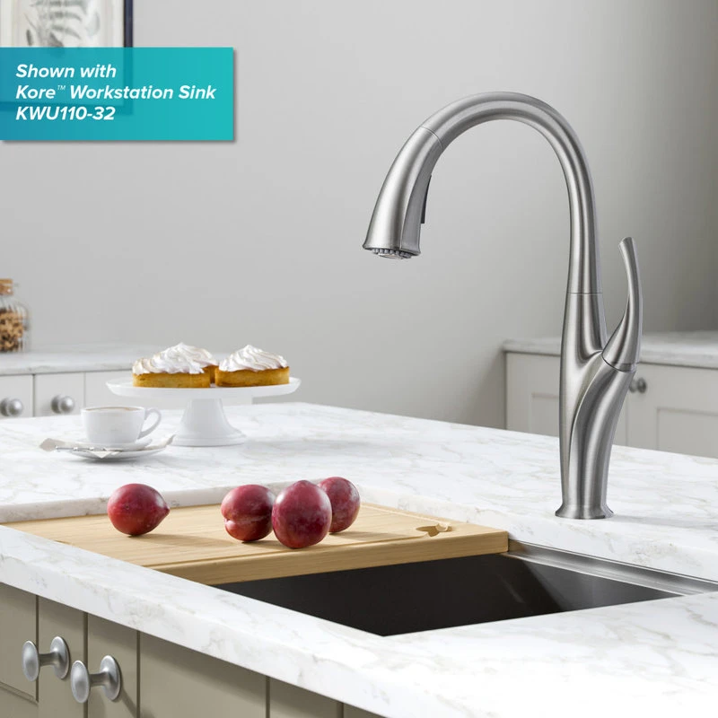 Odell 2-Function Pull-Down 1-Handle 1-Hole Kitchen Faucet, Spot Free Stainless 15 Odell 2-Function Pull-Down 1-Handle 1-Hole Kitchen Faucet, Spot Free Stainless - Image 13