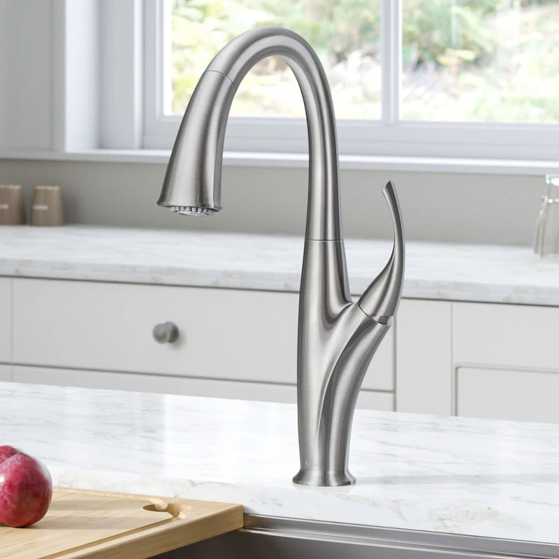 Odell 2-Function Pull-Down 1-Handle 1-Hole Kitchen Faucet, Spot Free Stainless 4 Odell 2-Function Pull-Down 1-Handle 1-Hole Kitchen Faucet, Spot Free Stainless - Image 2