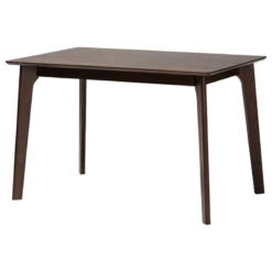 Baxton Studio Carola Cream Fabric And Dark Brown Wood 5-Piece Dining Set -Whole House Kitchenware 1a311e0203957ba2 0715 w800 h800 b1 p0