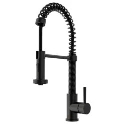 VIGO Edison Pull-Down Kitchen Faucet, Matte Black