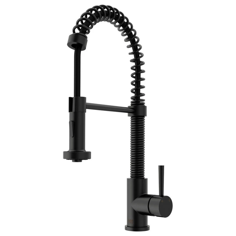 VIGO Edison Pull-Down Kitchen Faucet, Matte Black 3 VIGO Edison Pull-Down Kitchen Faucet, Matte Black