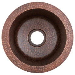 Premier Copper Products 10" Round Hammered Copper Bar Sink With 2" Drain Opening 8 Premier Copper Products 10" Round Hammered Copper Bar Sink With 2" Drain Opening -Whole House Kitchenware 1ad1d0d40fea1263 3389 w800 h800 b1 p0