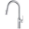 KIBI Hilo Single Handle Pull Down Kitchen Faucet, Chrome, W/O Soap Dispenser -Whole House Kitchenware 1cb1dc280d9b6cc3 9913 w800 h800 b1 p0