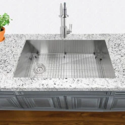 Nantucket Sinks 32" Pro Series Rectangle Undermount Stainless Steel Kitchen Sink -Whole House Kitchenware 1cf1b39f0e5d1552 8869 w800 h800 b0 p0