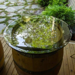 Round 0.5" Thick Beveled Edge Tempered Glass Table Top, 30" -Whole House Kitchenware 1d01d2540dd3faa5 8761 w800 h800 b0 p0