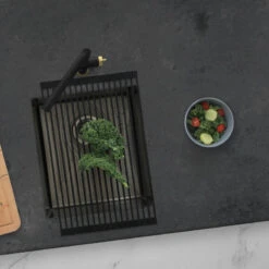 STYLISH 16in Graphite Black Single Bowl Undermount Stainless Steel Kitchen Sink -Whole House Kitchenware 1d7108ea00d9dc5d 8173 w800 h800 b0 p0