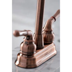 Kingston Brass KB496 Magellan Two-Handle 4" Centerset Bar Faucet, Antique Copper -Whole House Kitchenware 1e31d215013a562f 0101 w800 h800 b0 p0