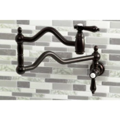 Kingston Brass KS2105BAL Heirloom Wall Mount Pot Filler, Oil Rubbed Bronze -Whole House Kitchenware 1f2148bf013a5748 0239 w800 h800 b0 p0