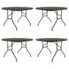 Home Square Melamine Top & Steel Legs Folding Table In Walnut - Set Of 4 2 Home Square Melamine Top & Steel Legs Folding Table In Walnut - Set Of 4 -Whole House Kitchenware 1f719d3d03c795a3 8410 w800 h800 b1 p0