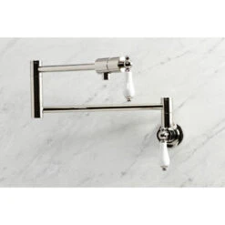 Kingston Brass KS4106PL Metropolitan Wall Mount Pot Filler, Polished Nickel -Whole House Kitchenware 1fb1ad3b013a557d 0529 w800 h800 b0 p0