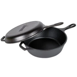 Lodge Logic Cast Iron Combo Cooker Dutch Oven And Griddle, 3 Quart -Whole House Kitchenware 1fe1e2910829720c 7277 w800 h800 b1 p0