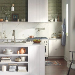 Moen Two-Handle Kitchen Faucet, Polished Nickel -Whole House Kitchenware 2051fdc80ee111bd 5886 w800 h800 b0 p0