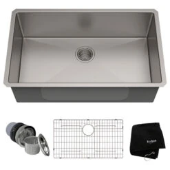 Standart PRO 32" Undermount Stainless Steel 1-Bowl 16 Gauge Kitchen Sink