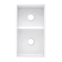 Sutton Place Reversible Farmhouse 55/45 Double Bowl Sink, Grid, Strainer, 33" -Whole House Kitchenware 20b12fa00942c809 3884 w800 h800 b1 p0