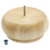 3" Highx6-3/4" OD Unfinished Solid Hardwood Round Bun Feet -Whole House Kitchenware 2131bd310bc4a824 0036 w800 h800 b1 p0