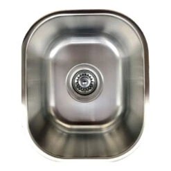 Italia Kitchen Series 10" Undermount Stainless Steel Bar Sink
