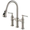Allyn Traditional 3-Function Bridge Pull-Down Kitchen Faucet Spot Free Stainless -Whole House Kitchenware 22b1f8ef00e5eabd 5676 w800 h800 b1 p0