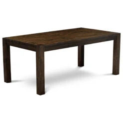 Lmsi5-77-37, 5-Piece Set, 4 Chairs, Table Top And Wooden 4 Legs, Jacobean