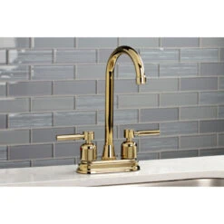 Kingston Brass KB8492DL Concord Bar Faucet, Polished Brass -Whole House Kitchenware 25113a6c013a575a 0194 w800 h800 b0 p0