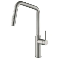 Macon Single Handle Pull Down Kitchen Faucet, Brushed Nickel, W/O Soap Dispenser