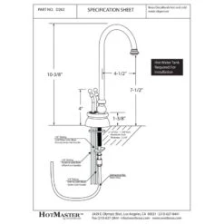 CO147 Hot/Cold Water Dispenser, Digital Tank, Filter, Flanges, Matte Black -Whole House Kitchenware 26819edf0335d405 7248 w800 h800 b1 p0
